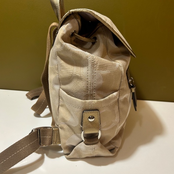Coach Kyra Signature Logo Drawstring Backpack main image 11